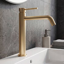 Змішувач для раковини Devit Flow 550533BG brushed gold, фото №1