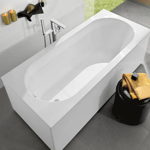 Ванная квариловая Villeroy&Boch Oberon uBQ177OBE2V-RW 170х70см белый мат, фото 4