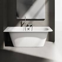 Ванна зі штучного каменю PAA Smart VASMA170/00 170х75 см, білий глянець, фото №6