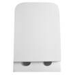 Унітаз підвісний Devit Grid DGR0760111W безобідковий з кришкою soft-close та Vortex Flush, білий, фото 6