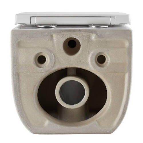Унітаз підвісний Devit Grid DGR0760111W безобідковий з кришкою soft-close та Vortex Flush, білий, фото 10