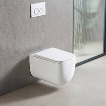 Унітаз підвісний Devit Grid DGR0760111W безобідковий з кришкою soft-close та Vortex Flush, білий, фото №1