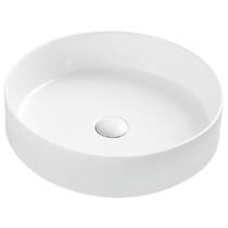 Раковина Devit Flow DFL3270100W 40 см на стільницю, біла, фото №2