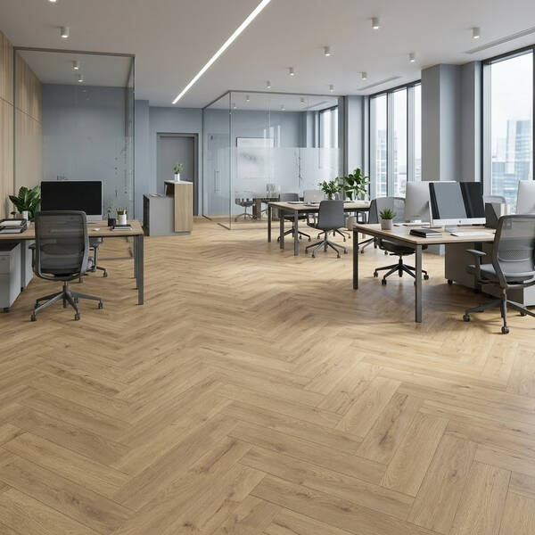 Ламінат MO.RE Дуб Cанденс Herringbone*** DE, клас 32, 8HBK326