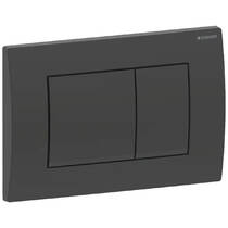Клавиша смыва Geberit Delta20 square 115.137.14.1 черный мат, фото №1
