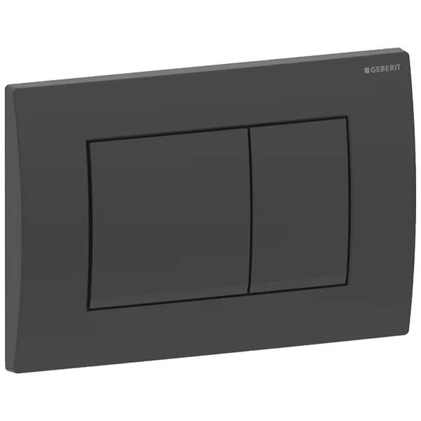 Клавіша змиву Geberit Delta20 square 115.137.14.1 чорний мат