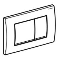 Клавиша смыва Geberit Delta20 square 115.137.14.1 черный мат, фото №2