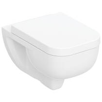 Унітаз підвісний Geberit Selnova Square 503.154.00.1 з ф-ією TurboFlush, із сидінням Soft Close та QuickRelease, фото №1