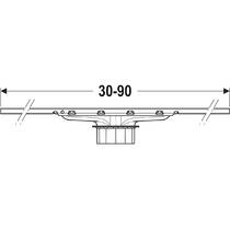 Решітка для душового каналу Geberit CleanLine30 154.501.KS.1 L30-90см, нержавіюча сталь матова, фото №4