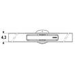 Решітка для душового каналу Geberit CleanLine30 154.502.KS.1, L30-110см, нержавіюча сталь матова, фото 6