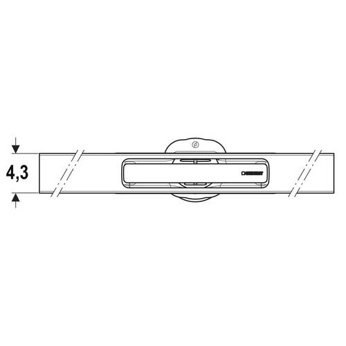 Решітка для душового каналу Geberit CleanLine30 154.502.KS.1, L30-110см, нержавіюча сталь матова, фото 6