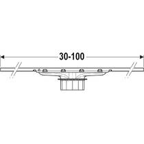 Решітка для душового каналу Geberit CleanLine30 154.502.KS.1, L30-110см, нержавіюча сталь матова, фото №4