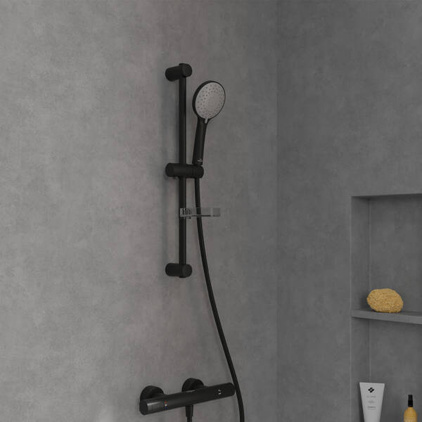 TVS109004000K5 Universal Showers Душовий набір, чорний матовий