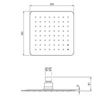 Верхній душ Villeroy & Boch Universal Showers TVC00040220061 хром, фото №3