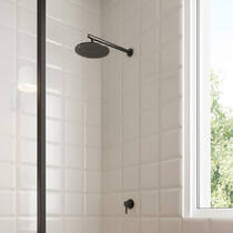 Верхній душ Villeroy & Boch Universal Showers TVC000001000K5 25 см, чорний матовий, фото №5