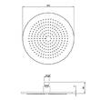 Верхній душ Villeroy & Boch Universal Showers TVC000001000K5 25 см, чорний матовий, фото 3