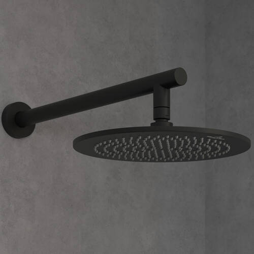 Верхній душ Villeroy & Boch Universal Showers TVC000001000K5 25 см, чорний матовий, фото 1
