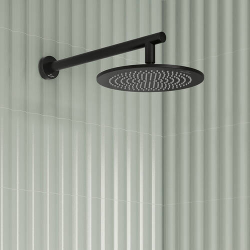 Тримач верхнього душу Villeroy&Boch Universal Showers TVC000453510K5 настінний, чорний матовий, фото 1