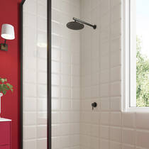 Тримач верхнього душу Villeroy&Boch Universal Showers TVC000453510K5 настінний, чорний матовий, фото №5