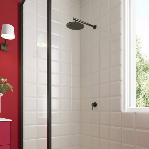 Тримач верхнього душу Villeroy&Boch Universal Showers TVC000453510K5 настінний, чорний матовий, фото 5