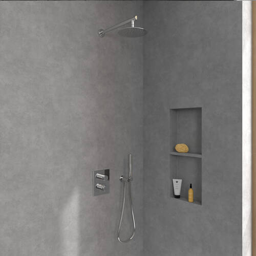Верхній душ Villeroy & Boch Universal Showers TVC00040120061 20 см, хром, фото 5