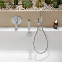 Шланговое подключение Villeroy & Boch Universal Showers TVC00046200061 с держателем ручного душа, хром, фото №4