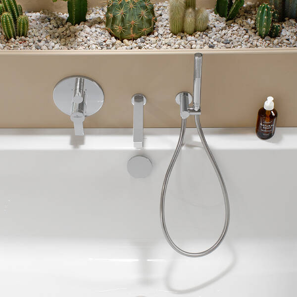 TVC00046200061 Universal Showers Тримач д/ручного душу з шланговим підключенням, хром — фото 4