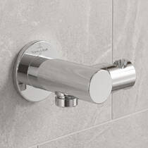 Шланговое подключение Villeroy & Boch Universal Showers TVC00046200061 с держателем ручного душа, хром, фото №1