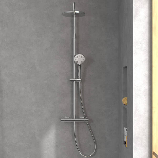 TVS10900200061/TVS109002UK061  Universal Showers  Душова система з термостатом, хром — фото 7