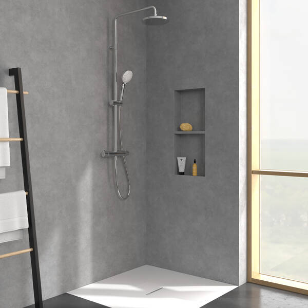 TVS10900200061/TVS109002UK061  Universal Showers  Душова система з термостатом, хром — фото 9