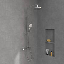 Душевая система с термостатом Villeroy & Boch Universal Showers TVS10900200061 / TVS109002UK061 хром, фото №1