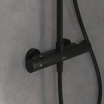 Душова система з термостатом Villeroy & Boch Universal Showers TVS109002000K5 чорний матовий, фото №4