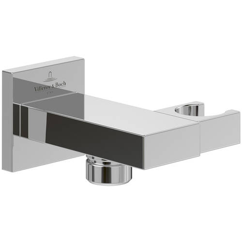 Шлангове підключення Villeroy & Boch Universal Showers TVC00046300061 з тримачем ручного душу, хром, фото 2