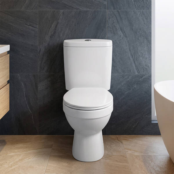 Унитаз-компакт Primera Carlos PC001C010W с крышкой soft-close, белый, фото 4