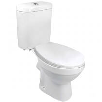 Унітаз-компакт Primera Carlos PC001C010W з кришкою soft-close, білий, фото №2
