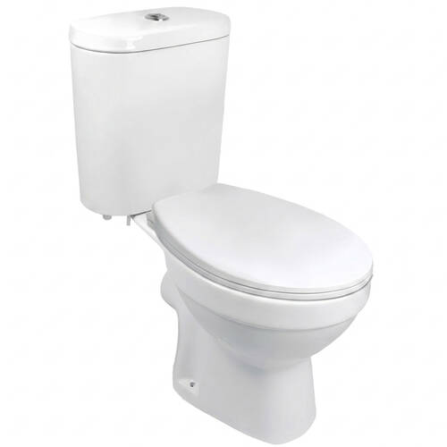 Унитаз-компакт Primera Carlos PC001C010W с крышкой soft-close, белый, фото 2
