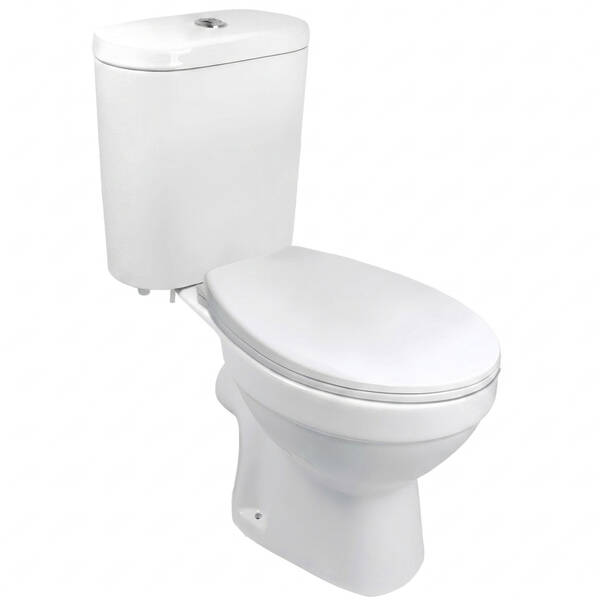 Унитаз-компакт Primera Carlos PC001C010W с крышкой soft-close, белый, фото 2