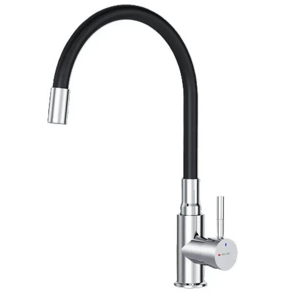 Змішувач для кухні AM PM X-Joy S F85B07602 EcoStart чорний/хром, фото 2