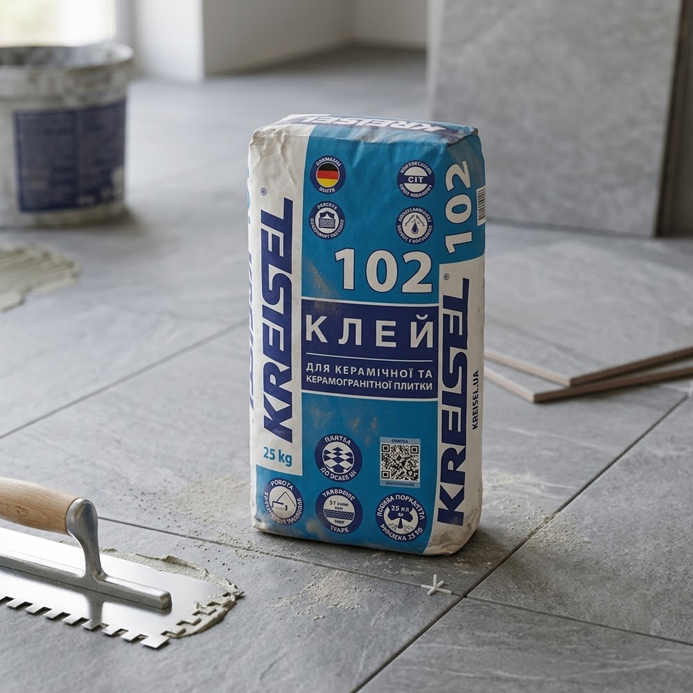 Клей для плитки Kreisel - 102 25кг С1T (1 сорт)