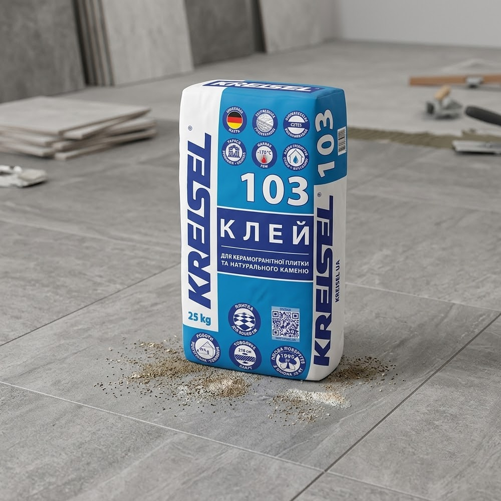 Клей для плитки Kreisel - 103 25кг С1T (1 сорт)