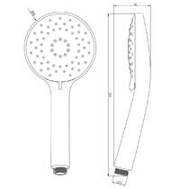 Ручний душ Villeroy & Boch TVS10900300061 / TVS109003UK061 хром, фото №4