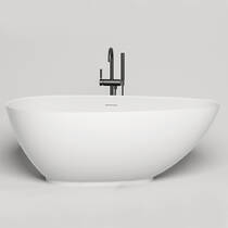 Ванна зі штучного каменю WGT Water Stone Onda 160х77 см білий глянець, фото №1
