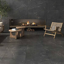 Керамограніт Geotiles Negresco Anthracite 60x120 см, фото №1