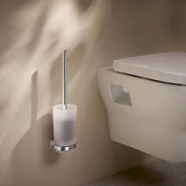 Щітка для унітаза Hansgrohe AddStoris S 41782000 з тримачем, хром, фото №1