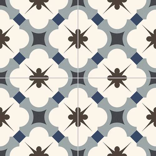 Керамограніт Ceramica Deseo Grace Blue 33x33 см, фото 2