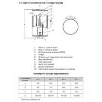 Водонагреватель Rens Performax RD50-15/F10 50 л 1,5 кВт, фото №3