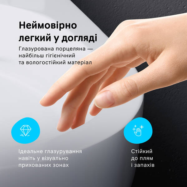 CFA1903SC Func підвісний унітаз  54 см Aquaspin з сидінням мікроліфт із технологією змиву AquaSpin — фото 9