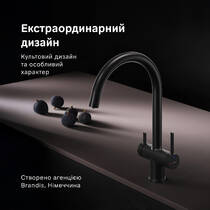 Смеситель для кухни AM.PM Func F8F07722 с каналом для питьевой воды, черный матовый, фото №5