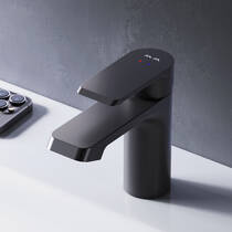 Змішувач для раковини AM.PM Flash F9H02122 чорний матовий