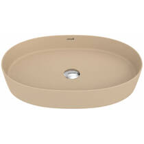 Раковина Creavit Loop LP160-00CM00E-0000 60 см Cappucino Matt, фото №3
